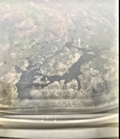 pawtuckaway from airplane window 2